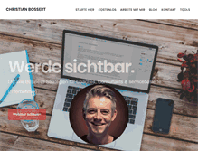 Tablet Screenshot of christianbossert.net